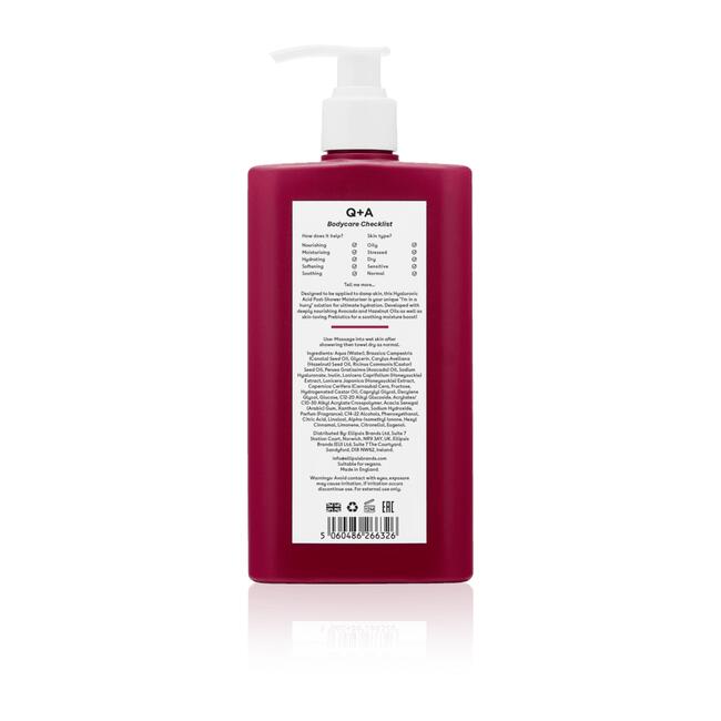 Q+A Hyaluronic Acid Post-Shower Moisturiser 250 ML