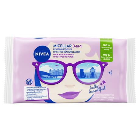 NIVEA MicellAIR Skin Breathe Reinigingsdoekjes 25 stuks
