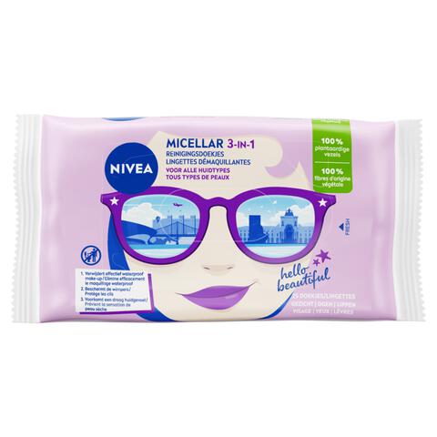 NIVEA MicellAIR Skin Breathe Reinigingsdoekjes 25 stuks