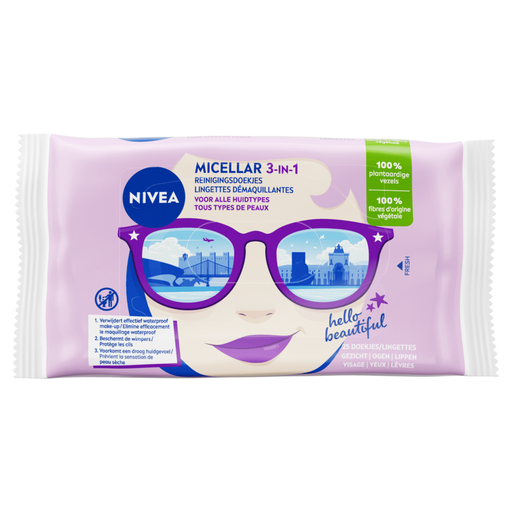 NIVEA MicellAIR Skin Breathe Reinigingsdoekjes 25 stuks