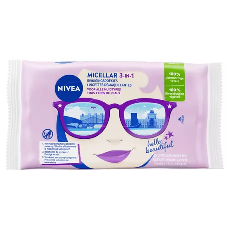 NIVEA MicellAIR Skin Breathe Reinigingsdoekjes 25 stuks