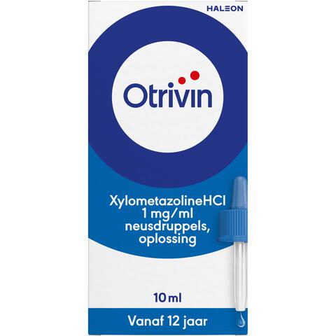 Otrivin Xylometazoline HCI 1 MG/ML Neusdruppels bij een Verstopte Neus 10 ML