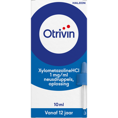 Otrivin Xylometazoline HCI 1 MG/ML Neusdruppels bij een Verstopte Neus 10 ML