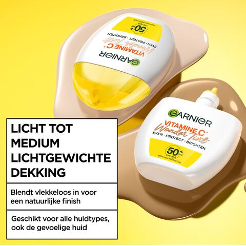 Garnier Vitamine C* Wonder Tint SPF 50+ licht 40 Ml