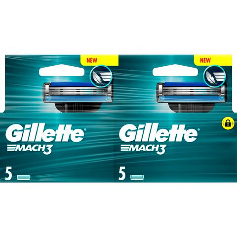 Gillette Mach3 Navulmesjes Duopak 10 Stuks