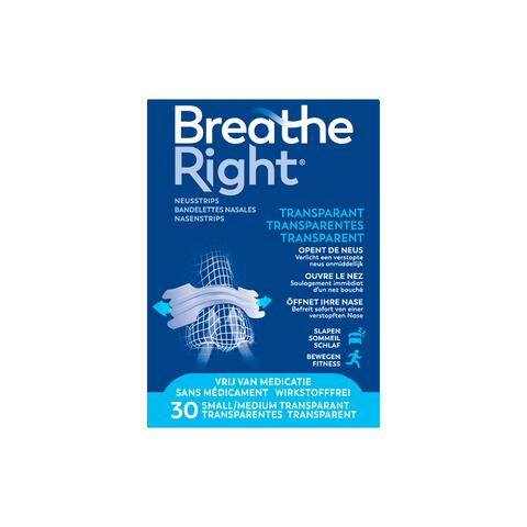 Breathe Right Neusstrips Small/Medium 30 stuks