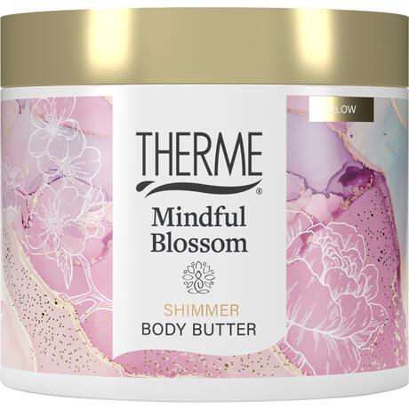 Therme Mindful Blossom Shimmer Glow Body Butter 225 Gram