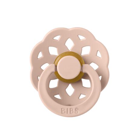 BIBS Boheme Fopspeen Rond Latex Maat 2 Woodchuck/Blush 2 stuks