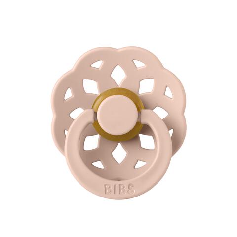 BIBS Boheme Fopspeen Rond Latex Maat 2 Woodchuck/Blush 2 stuks