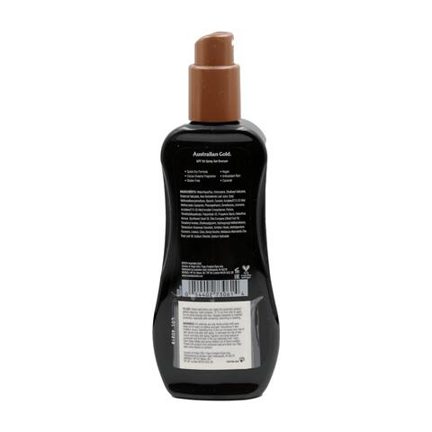 Australian Gold Tan & Protect Instant Bronzer Zonnebrand Spray Gel SPF50 237 ML