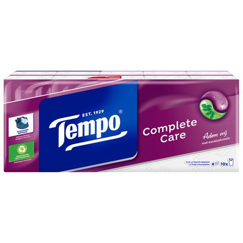 Tempo Complete Care 4-Laags Zakdoekjes 10 pakjes