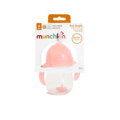 Munchkin Cl Lock Tip & Sip Beker Pink 1 Stuks