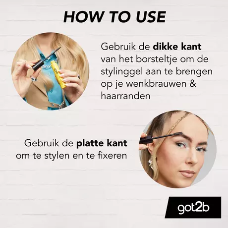 Got2b Glued 4 Brows & Edges 2-in-1 Gel 16 ML