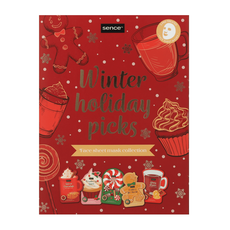 Sence Collection Giftset 5pcs Facial Sheet Mask 20ml Mask Book The Christmas List