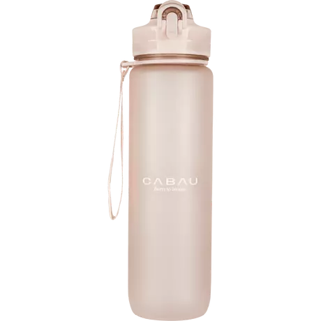 Cabau Bloom Waterfles Drinkfles beige 1 Liter