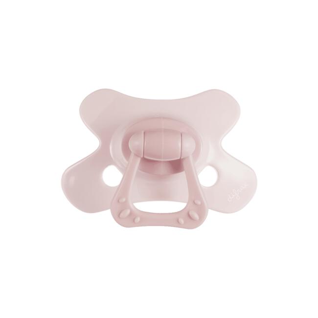 Difrax Fopspeen Naturel Pink Opal 6 Maanden 
