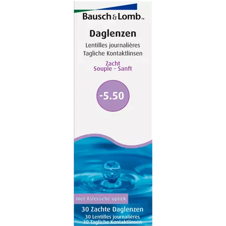 Bausch + Lomb Daglenzen -5,50 30 stuks
