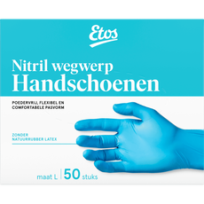 Etos nitril wegwerp handschoen mt l 50st