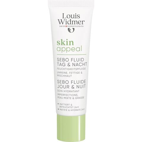 Louis Widmer Skin Appeal Sebo Fluid Zonder Parfum 30 ML
