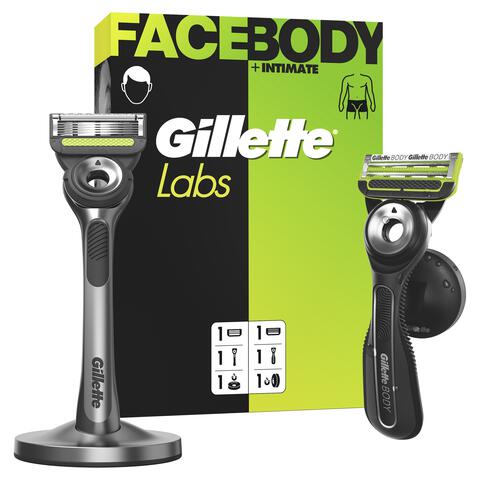 GilletteLabs Face & Body Navulmesjes Duopak