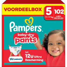 Pampers Baby Dry Pants Voordeelbox Luierbroekjes Maat 5 11-17 KG 102 stuks