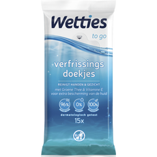 Wetties To Go Verfrissingsdoekjes 15 stuks