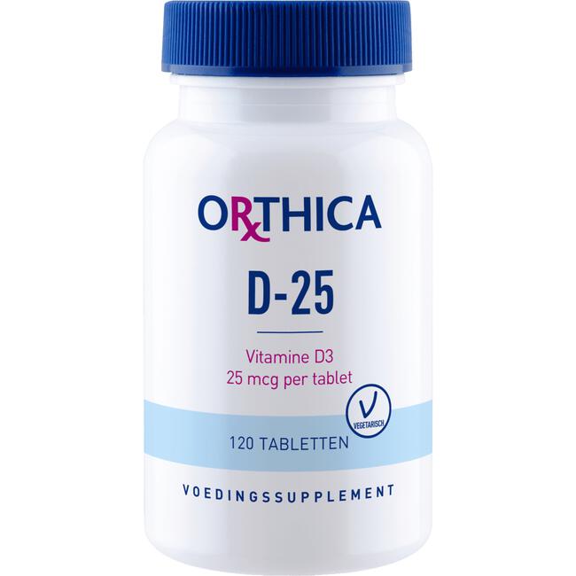 Perceptie ik heb dorst Sluit een verzekering af Orthica D-25 Tabletten 120 EA | Etos