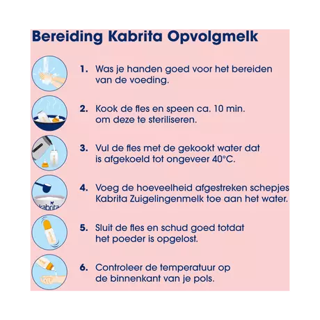 Kabrita 2 Opvolgmelk 6-12 Maanden 800 gram