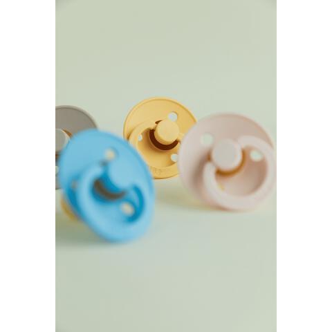 BIBS Colour Fopspeen Latex 2 pack - Mushroom/Breeze - Maat 2