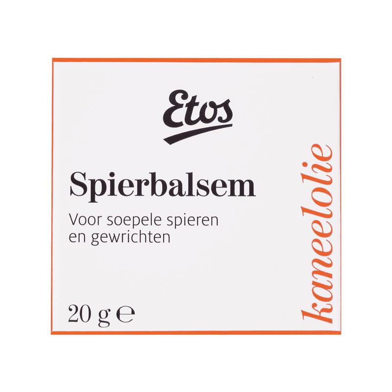 Etos Spierbalsem Kaneelolie 20 gram