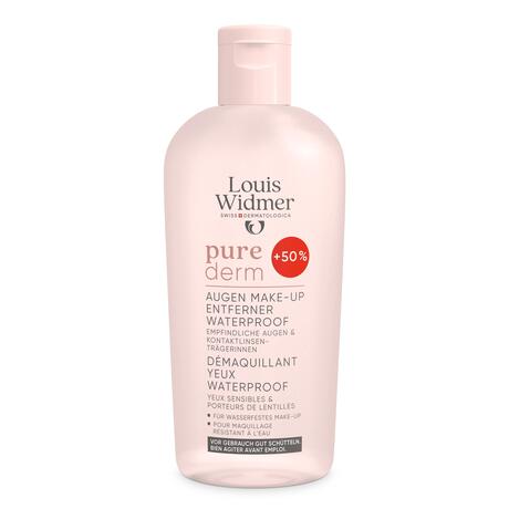 Louis Widmer Purederm Oogmake-Up Reiniging Waterproof Zonder Parfum 100ML