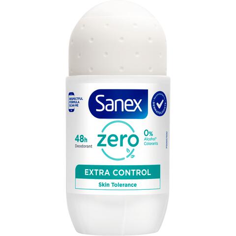 Sanex Zero% Extra Control Deodorant Roller 50 ML