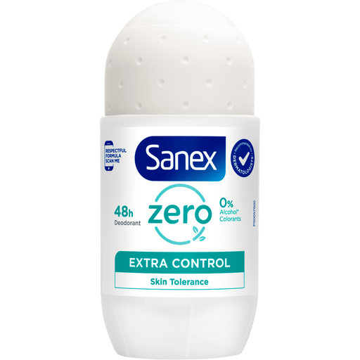 Sanex Zero% Extra Control Deodorant Roller 50 ML