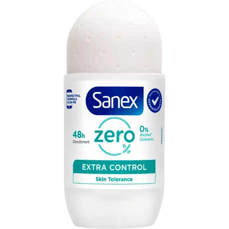 Sanex Zero% Extra Control Deodorant Roller 50 ML