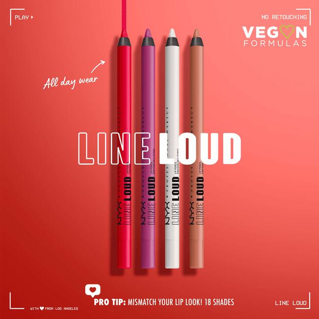 NYX Professional Makeup Line Loud Lip Liner 13 Fierce Flirt