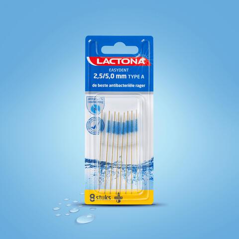 Lactona Easydent 2.5/5.0 mm Type A 8 stuks
