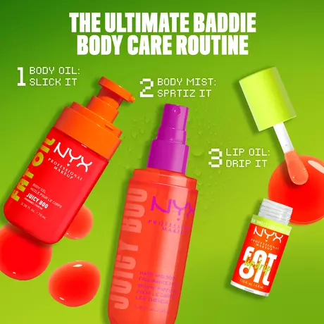 NYX Professional Makeup Hair & Body Fragrance Mist Juicy Boo 80 ML