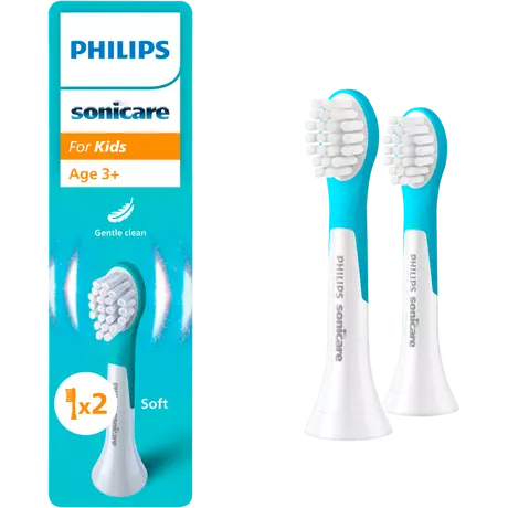 Philips Sonicare Kids Opzetborstels Small 3-7 Jaar HX6032/90 2 stuks