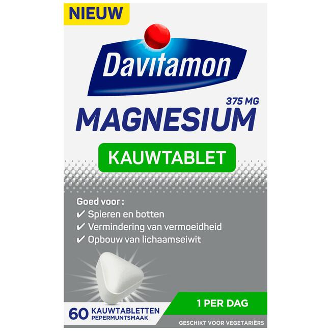 Davitamon Magnesium Pepermunt 60 stuks