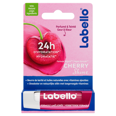 Labello Cherry Shine Lippenbalsem 24u Hydratatie Zachtrood 1 Stuk