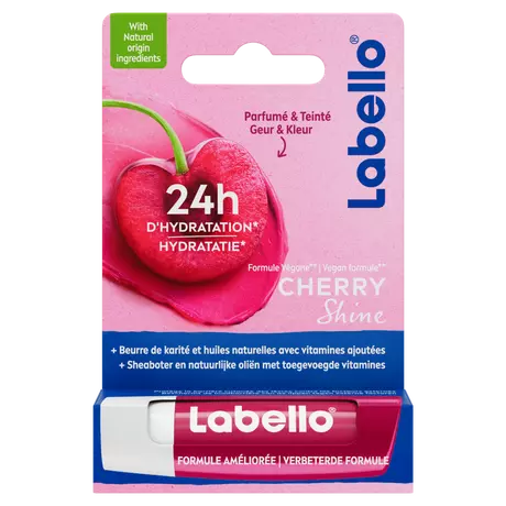 Labello Cherry Shine 24u Hydratatie Lippenbalsem