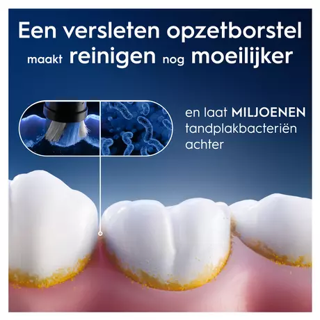 Oral-B iO Ultimate Clean Opzetborstels Zwart 6 Stuks