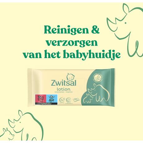 Zwitsal Lotion Billendoekjes 15 x 65 Stuks