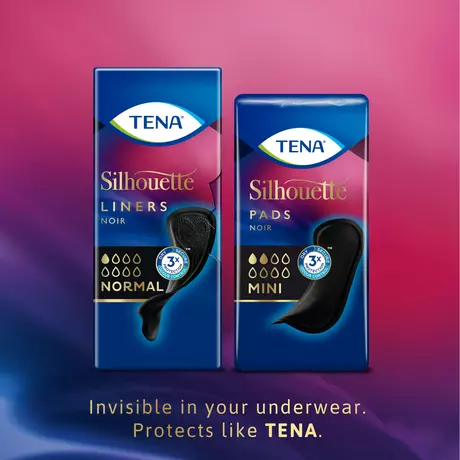 TENA Silhouette Noir Mini Incontinentieverband 18 stuks