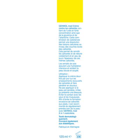 Gehwol Med. Eelt Creme 125 ML