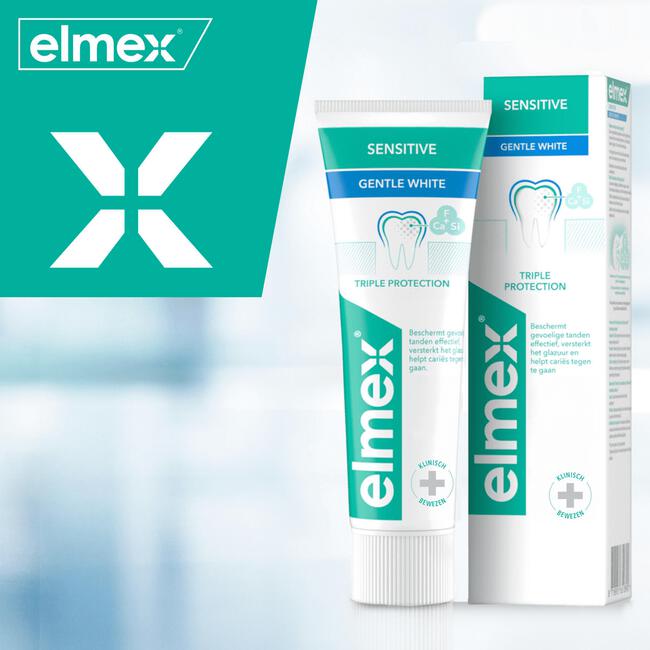 Elmex® Sensitive Gentle White Tandpasta - 75ML