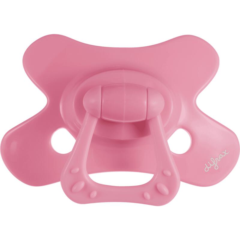 Difrax Fopspeen Natural 12M+ Uni Raspberry