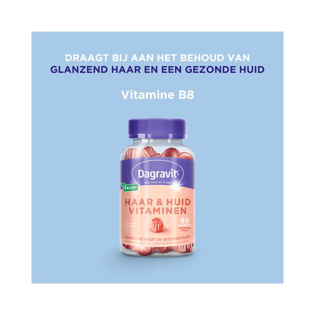 Dagravit Gummies Huid & Haar Vitamines 60ST