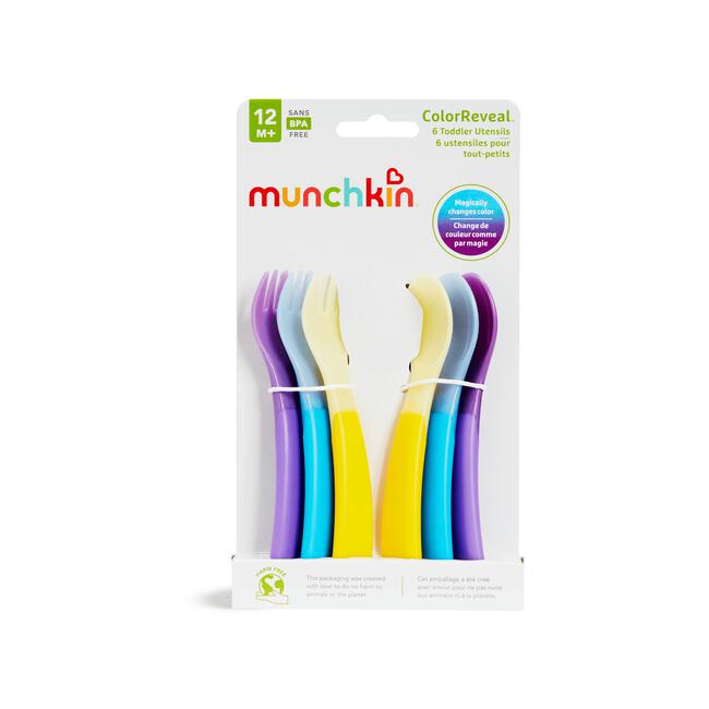 Munchkin Color Changing Vork & Lepel