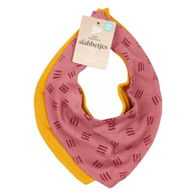  Etos Slabset Wafel Mauve / Oker Combiset 2 Stuks